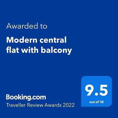 Modern Central Flat With Balcony & Free Parking On-Site Bournemouth Buitenkant foto